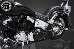 ドラッグスター400　ダミープライマリーカバー(ブラック/H)