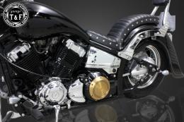 ドラッグスター400　ダミープライマリーカバー(ブラック/I)