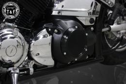 ドラッグスター400　ダミープライマリーカバー(マットブラック/H)